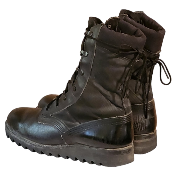 Unisex Leather and Nylon Combat Boots Size 9-9.5/Military Boots/Army Boots - Picture 6 of 10